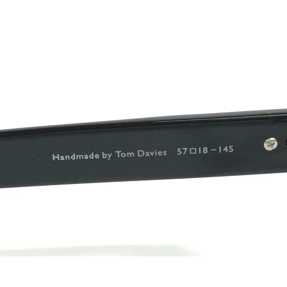 Tom Davies Eyeglasses Frames TD754 Col. 2267 Shiny Ruthenium Black 57-18-145
